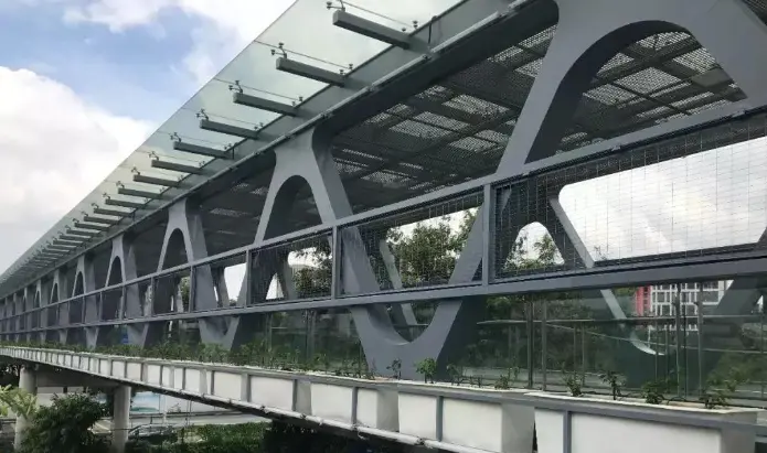 北碚水泥厂网架安装